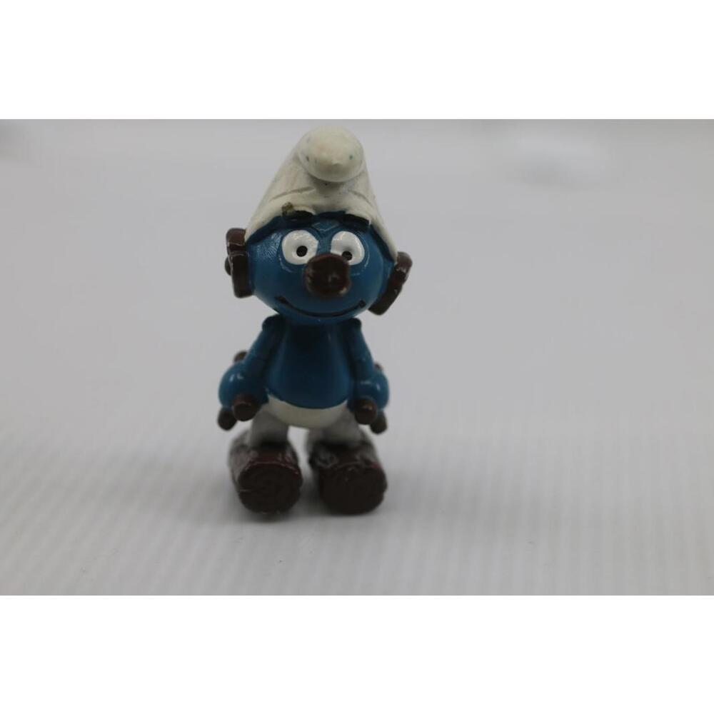 Peyo Smurfs 20175 Clockwork Smurf Figure Vtg 1983 Schleich Peyo PVC Figurine